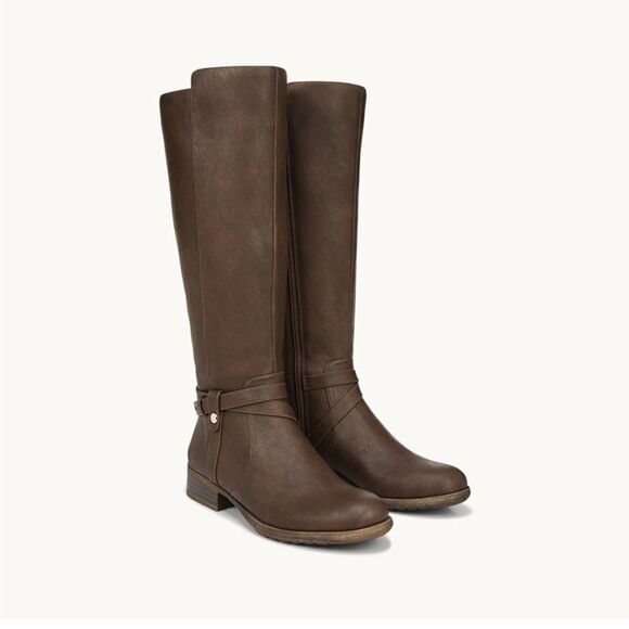 Life Stride NWOB XTrovert Riding Boot brown tall boot - 7.5 w ($100) - Picture 1 of 15